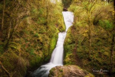 bridal veil falls waterfall columbia river gorge oregon